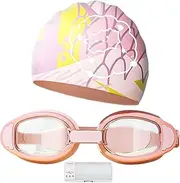 Swim Capes Kids, Toddler Swim Ggggles | Anti-Fog Goggles with Silicone Caps | UV Protection SPACE DAYS ACCESSORIES FOR 3-12 YEARS