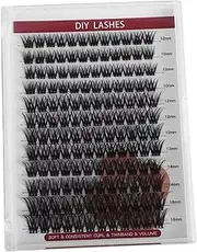 PENIKOKO Natural False Eyelashes Set Diy Lash Clusters Cosplay Decorative Lashes Easy Application Travel Kit Included