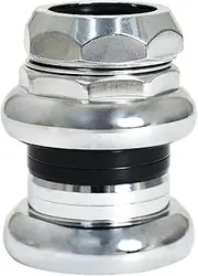 Tange-Seiki Levin CDS 1" Threaded Headset 26.4mm Crown Race Chrome, Silver, TAS2960