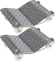 VEVOR 2Pcs Tire Wheel Dollies, 1500Lbs/680KG Tire Skates Wheel Car Van Positioning Dolly Trolley Ball Bearings Recovery Jack Auto Repair Moving