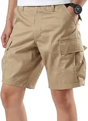 [BACKBONE] Mens Army Tactical Military BDU Shorts Work Fishing Camping Casual Camouflage Cargo Shorts