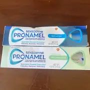 2 pack Sensodyne Pronamel Daily Protection & Multi-Action Toothpaste