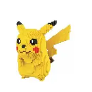 Small Building Pokemon Blocks Small Cartoon Picachu Animal Model Education Game Graphics Pokemon Toys For Kids
