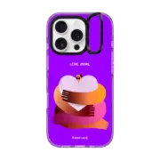 iPhone 16 Pro Impact Ring Stand Case MagSafe Compatible Love More by Enrique Larios