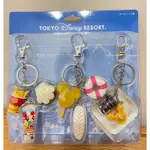 現貨 日本東京迪士尼 造型鑰匙圈 米奇 點心 甜點 薯條 刈包 冰棒 麵包 吊飾 掛飾 吊飾組