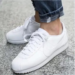 日本直飛🇯🇵 Nike Cortez Leather 全白 小白鞋 阿甘鞋 護士鞋 休閒 白搭 807471-102