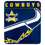 North QLD Queensland Cowboys NRL Polar Fleece Rug Blanket