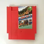Royal Retro 500 In 1 Game Card For 72 Pin 8 Bit Game Player (Red)