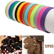P&P 12 Puppy ID Collar Soft Nylon Adjustable Breakaway Safety Whelping Litter Collar