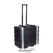 SWAMP 3U ABS 19" Rack Case - Extra Depth - 19 inch, 3RU Road Case, Wheels