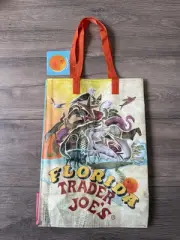 New Trader Joe's Reusable Grocery Bag, Florida Theme, 6 Gallons Capacity