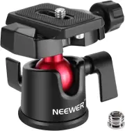 NEEWER Camera Tripod Head Ball Head 360° Rotating Panoramic with 1/4" Arca Type
