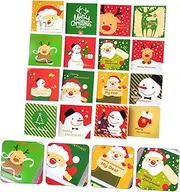 KALLORY 1 Set Creative Holiday Blessing Cards Assorted Christmas Congratulation Cards for Expressing Wishes for Friends Family and Colleagues and