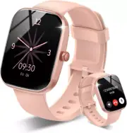 Smart Watch, 1.91" HD Screen Smartwatch for Men Women(Answer/Make Call), Pink
