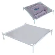 Sweater Drying Rack, Mesh Clothes Drying Rack, Stackable Laundry, White