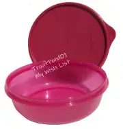 Tupperware Deluxe Modular Nesting Bowl 1 Quart Vineyard Purple Red Color New