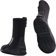 Dive Boots with Anti-Slip Sole 5mm Neoprene Diving Boots Water Boots for Men Women Neoprene Bootie for norkeling Scuba Diving Surfing Rafting Windsurfing