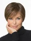Hair2Wear Christie Brinkley Collection "On Location" Dark Brown-Copper Highlight