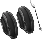 Outanaya 1 Set Plastic Bike Front Wheel Riser Block Quick Release for Mountain Bikes Road Stability