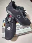 Skechers Women's Sz 11 Ghenter Bronaugh Work Shoe Relaxed FIT 77210 Black New