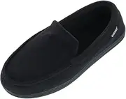 [isotoner] Men's Microterry and Waffle Travis Moccasin
