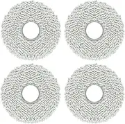 4 Pack Washable Mop Cloth Pads for Ecovacs Deebot T20 PRO/MAX T20 Pro/Max Plus X1/ X1 Omni/ X1 Turbo/ T10 Turbo Vacuum Cleaner Accessories Parts