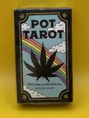 Pot Tarot 78 Pcs Card Deck Travel Version Pocket Size Witchy Beginner Tarot -RC1