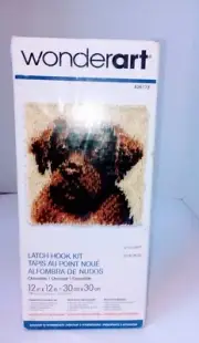 Wonder Art Latch Hook Kit Chocolate Labrador Retriever