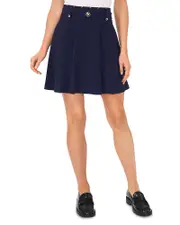 CeCe Front Pleated Skirt