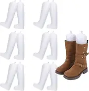 [kilofly] 12“ Inflatable Boot Shapers [Set of 3/6 Pairs] - Universal, White