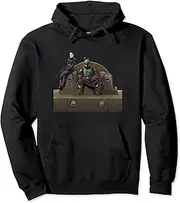 [STAR WARS] The Mandalorian Boba Fett Throne Seat Pullover Hoodie
