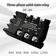 Three-phase solid state relay 40A~120A DC-AC 4-32VDC/40-480VAC