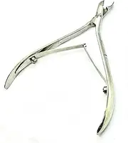 Nail Clippers Jewellery 9 cm - Straight Cut for Ingrown Nails - Forged Stainless Steel Solingen - Professional Pedicure and Podiatry - Medical Device