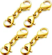 Double Lobster Clasp Extender Double Claw Connector Bracelet Extension Clasp Sma