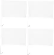 Abaodam Your Car 4pcs Blank Garden Flags Paintable Banners Easy Install Window Flags for Diy Projects