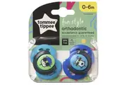 Tommee Tippee Fun Style Soothers 0-6m 2 Pack Dummies - Assorted