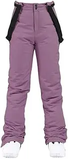 [Haitpant] Thicken Snow Pants Outdoor Sports Snowboarding Breathable Strap Trousers Men Women Winter Windproof Ski Pants