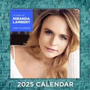 Miranda Lambert 2025 Music Calendar, 12-Month Celebrity Wall Calendar, Fan Gift