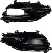 Car Front Lip Spoiler Splitters Side Canards Trim Fog Lamp Cover Compatible for Mercedes Benz A Class W176 A200 A250 A45 AMG 2016 2017 2018