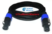 25' ft 14ga Speakon Amp to SPEAKER CABLE WIRE Premium Pro Audio PA DJ Cord VWLTW