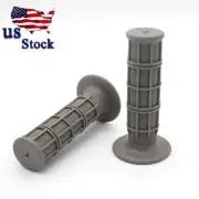 Grey Rubber Handle Hand bar Grip Motorcycle Cafe Racer ATV Dirt Bike US Stock