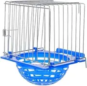 ycezw Breeding Nest in Cage, Canopy Nest, Cage Breeding Nest for Canaries, Parrot Shelter, Bird Breeding Basin, Parrot Hideout, Small Birds Nesting Bowl,