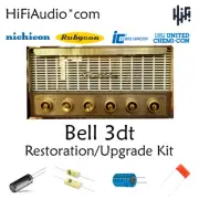 Bell 3DT tube amp amplifier restoration repair service rebuild kit fix
