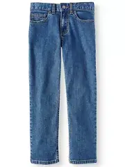 Wonder Nation Brand ~ Boy's Size 14 ~ Stretch Denim ~ Straight Jeans