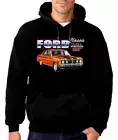 FORD XY GTHO FALCON 351GT QUALITY BLACK HOODIE (12 CAR COLOURS)