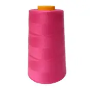 6000 Yard Sewing Thread - 100% Polyester Overlock Cone for All-Purpose Use