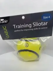 Brand New Crane Gaelic Aldi Training Sliotar Hurling Ball Size 4 Yellow Ireland