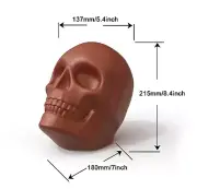 EXTRA LARGE SKULL MOLD, Realistic Chocolate Mold, Halloween Cake Decoration