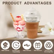 Kids Ice Cream Maker Homemade Ice Cream Machine Ice Cream Maker Machine gummi