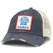 Pabst Blue Ribbon Patch Navy Colorway Adjustable Hat Multi-Color